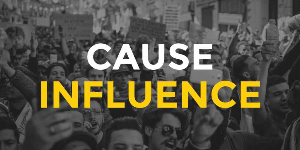 Cause Influence Strategy 2022 Header