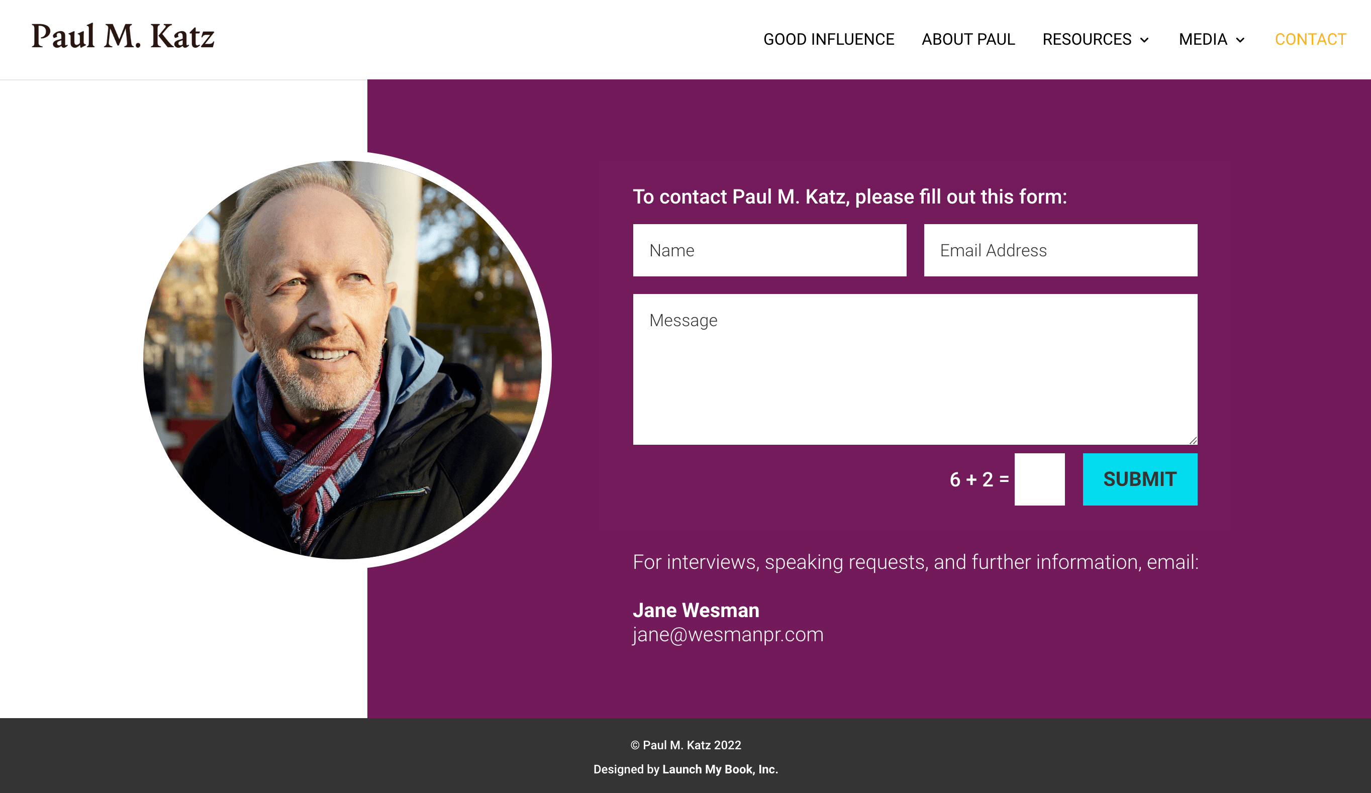 Contact Paul M Katz contact-paul-m-katz