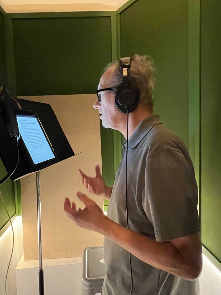 Recording audio for my book