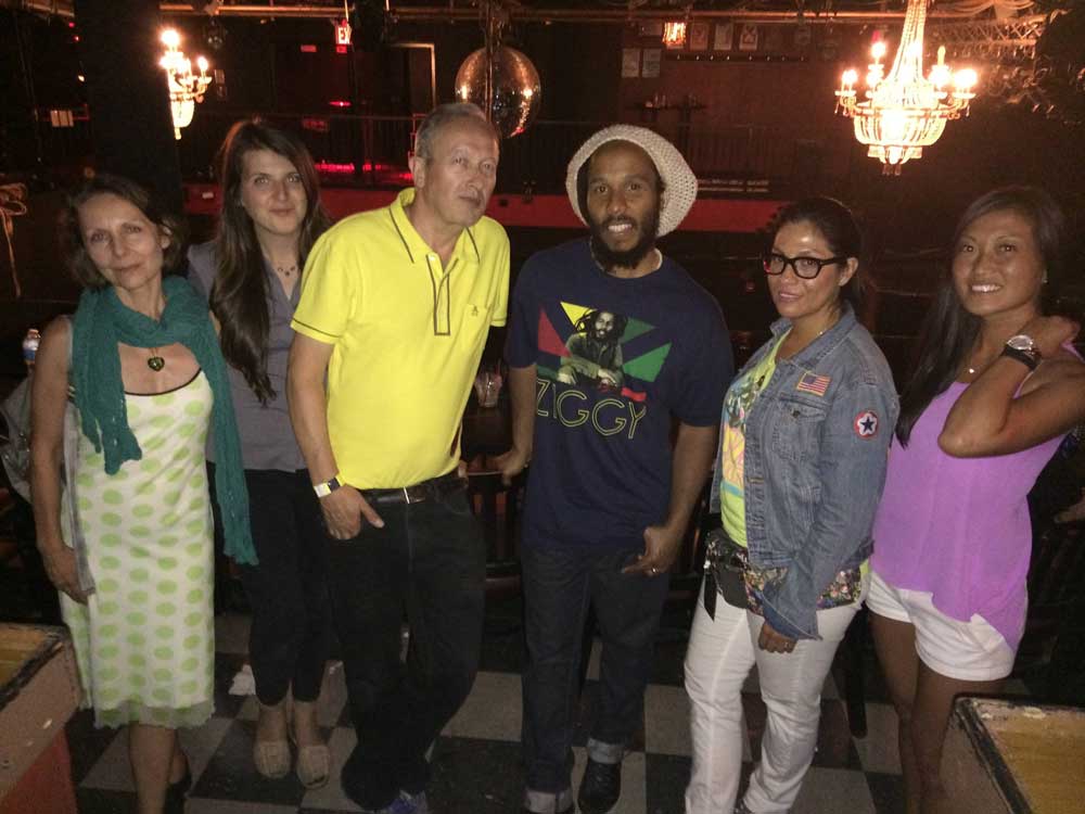 With Rotary Polio Ambassador Ziggy Marley