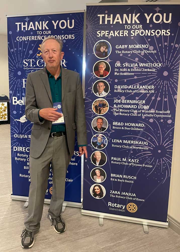 Speaker, Rotary Conference, Canada 